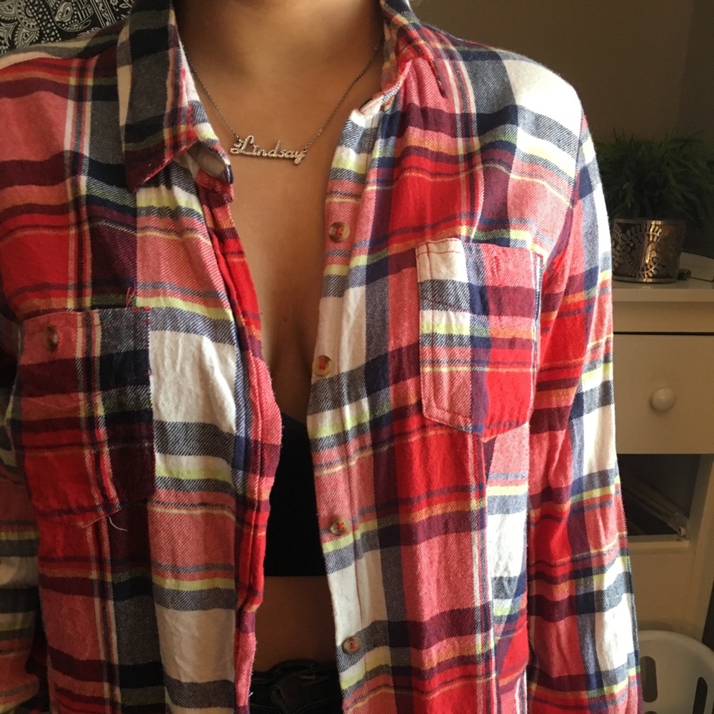 red black and blue flannel!